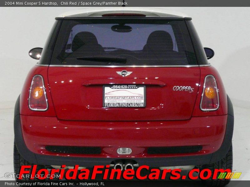 Chili Red / Space Grey/Panther Black 2004 Mini Cooper S Hardtop