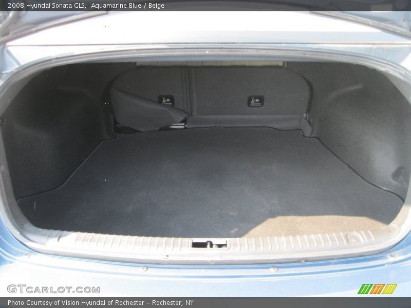Aquamarine Blue / Beige 2008 Hyundai Sonata GLS
