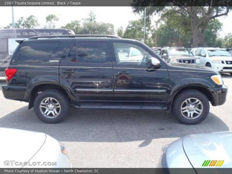 Black / Taupe 2007 Toyota Sequoia Limited