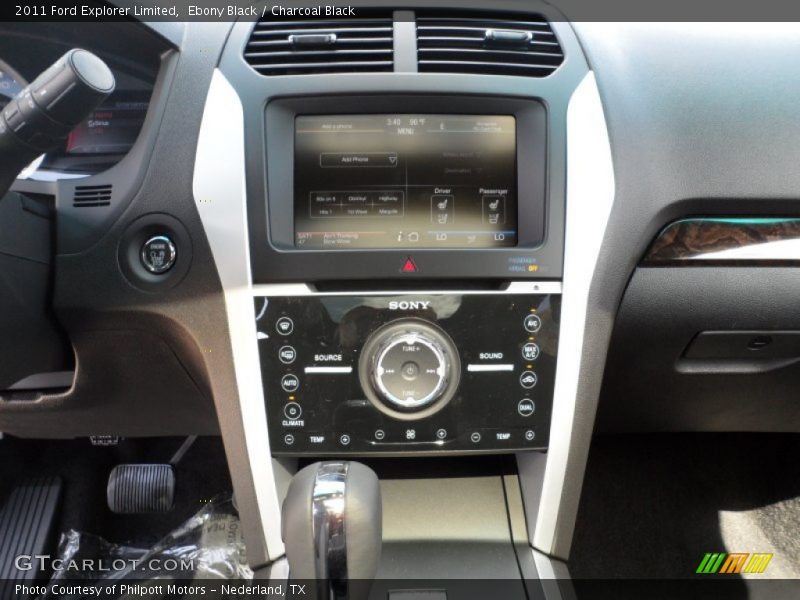 Ebony Black / Charcoal Black 2011 Ford Explorer Limited