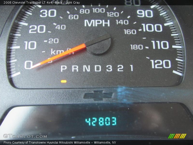Black / Light Gray 2008 Chevrolet TrailBlazer LT 4x4