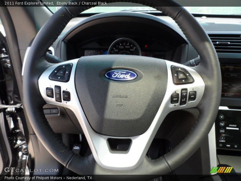 Ebony Black / Charcoal Black 2011 Ford Explorer Limited