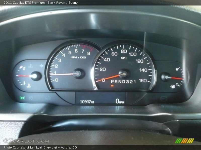 Black Raven / Ebony 2011 Cadillac DTS Premium
