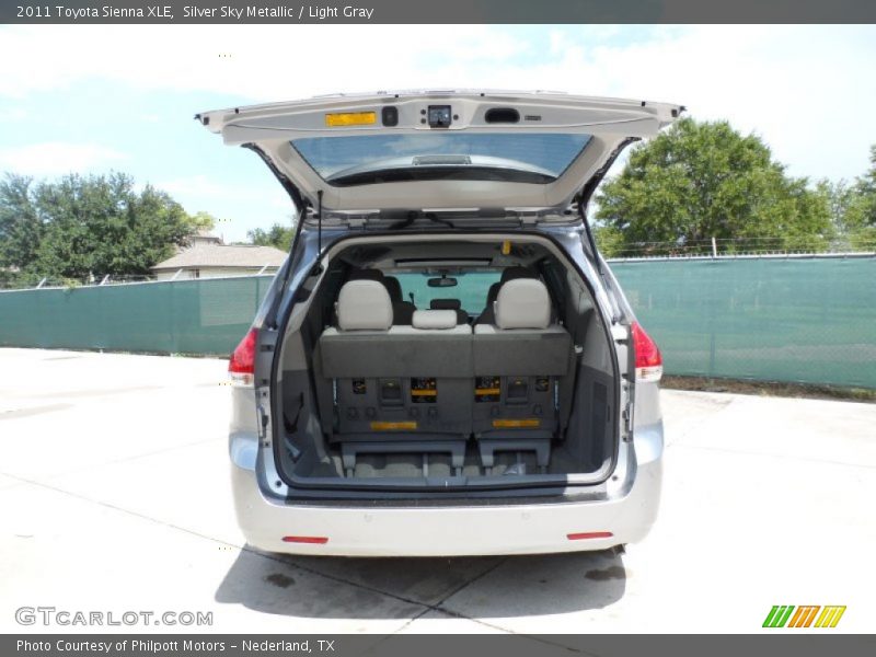 Silver Sky Metallic / Light Gray 2011 Toyota Sienna XLE