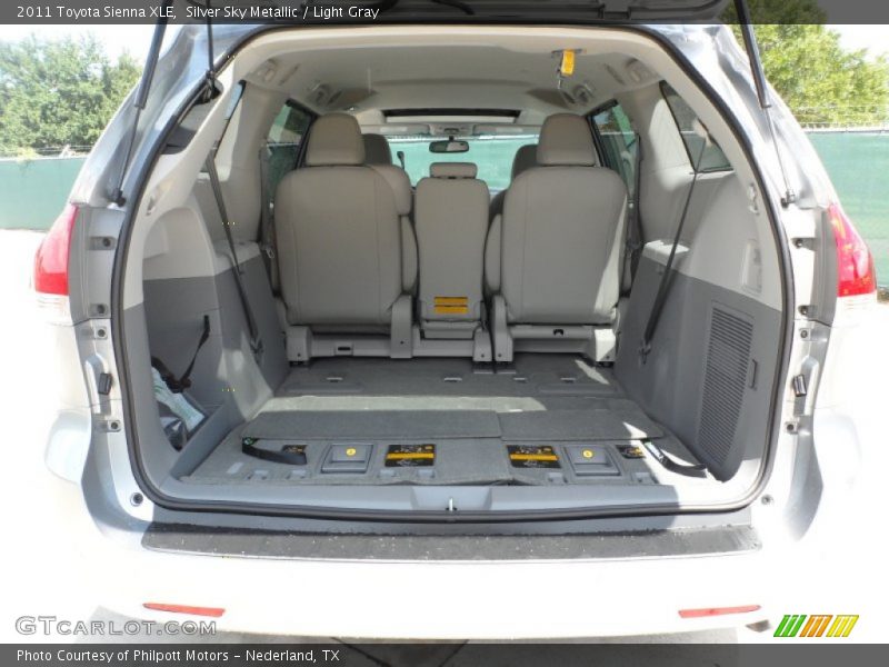 Silver Sky Metallic / Light Gray 2011 Toyota Sienna XLE