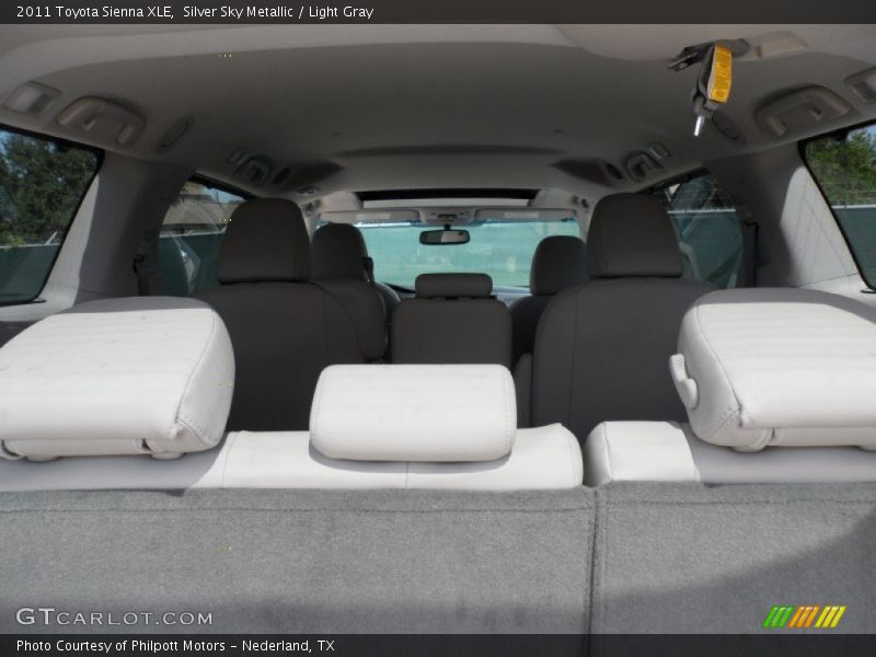 Silver Sky Metallic / Light Gray 2011 Toyota Sienna XLE