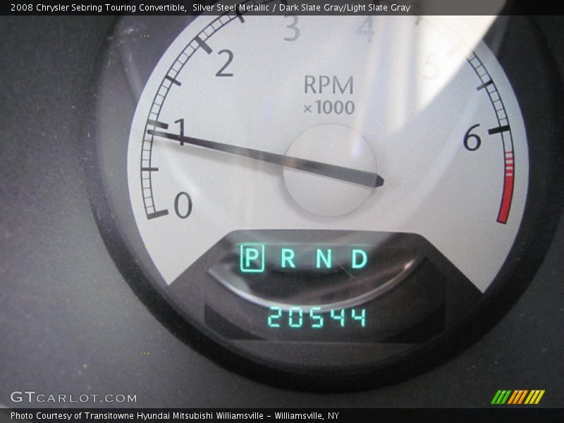 Silver Steel Metallic / Dark Slate Gray/Light Slate Gray 2008 Chrysler Sebring Touring Convertible