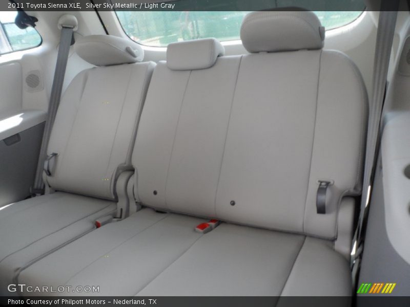 Silver Sky Metallic / Light Gray 2011 Toyota Sienna XLE