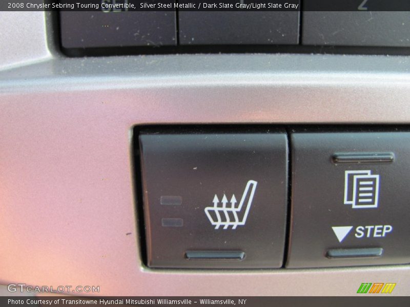 Silver Steel Metallic / Dark Slate Gray/Light Slate Gray 2008 Chrysler Sebring Touring Convertible