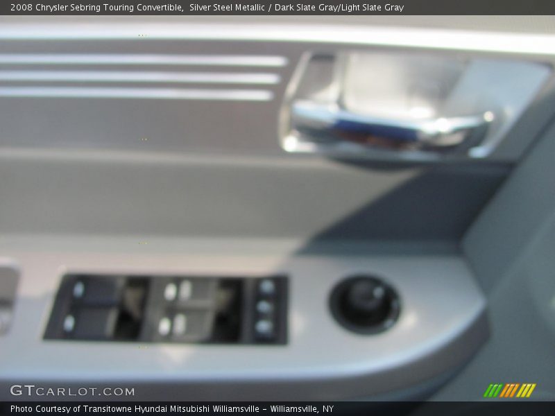Silver Steel Metallic / Dark Slate Gray/Light Slate Gray 2008 Chrysler Sebring Touring Convertible