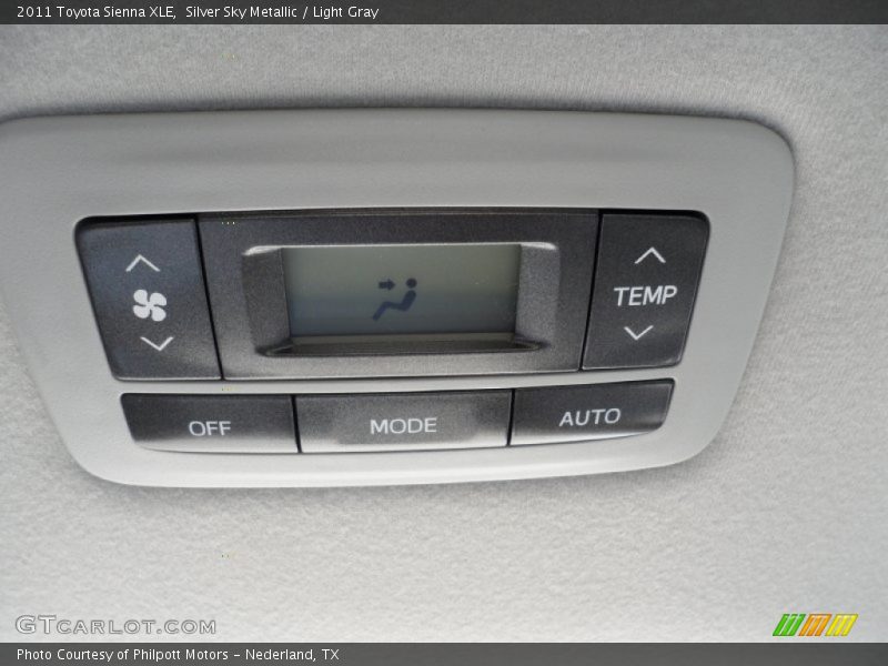 Silver Sky Metallic / Light Gray 2011 Toyota Sienna XLE