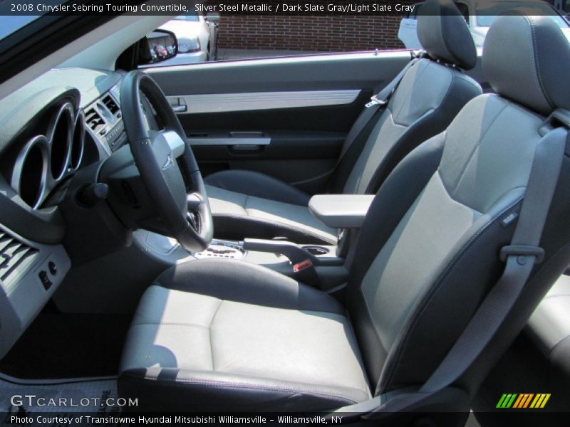  2008 Sebring Touring Convertible Dark Slate Gray/Light Slate Gray Interior