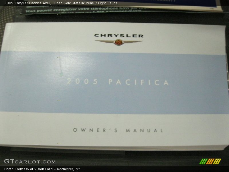 Books/Manuals of 2005 Pacifica AWD