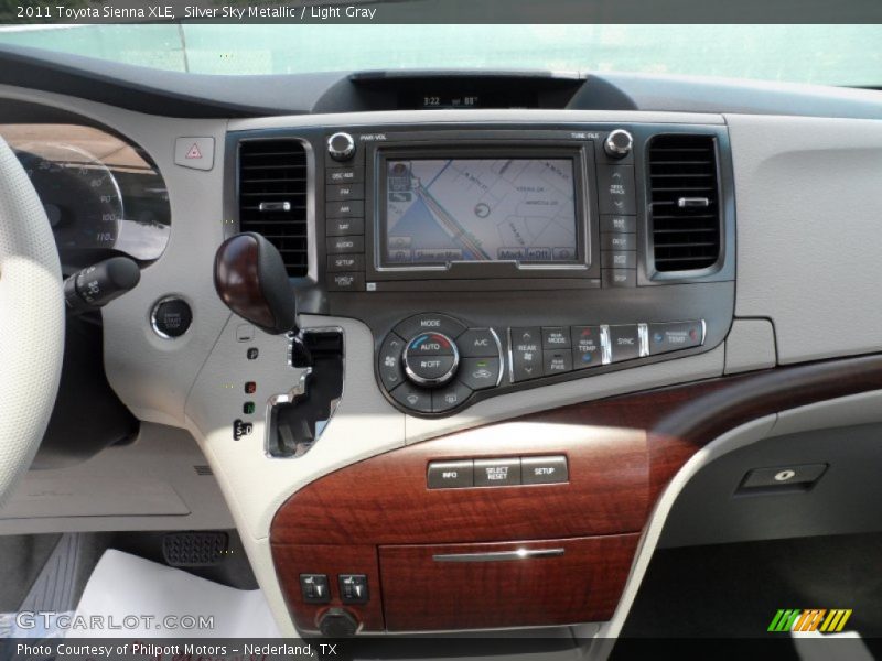 Silver Sky Metallic / Light Gray 2011 Toyota Sienna XLE