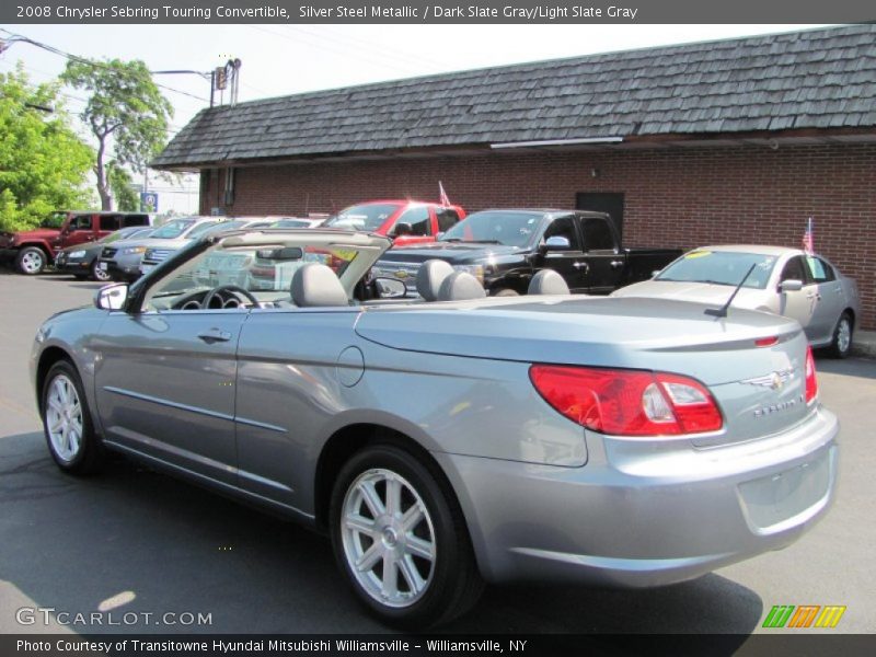 Silver Steel Metallic / Dark Slate Gray/Light Slate Gray 2008 Chrysler Sebring Touring Convertible