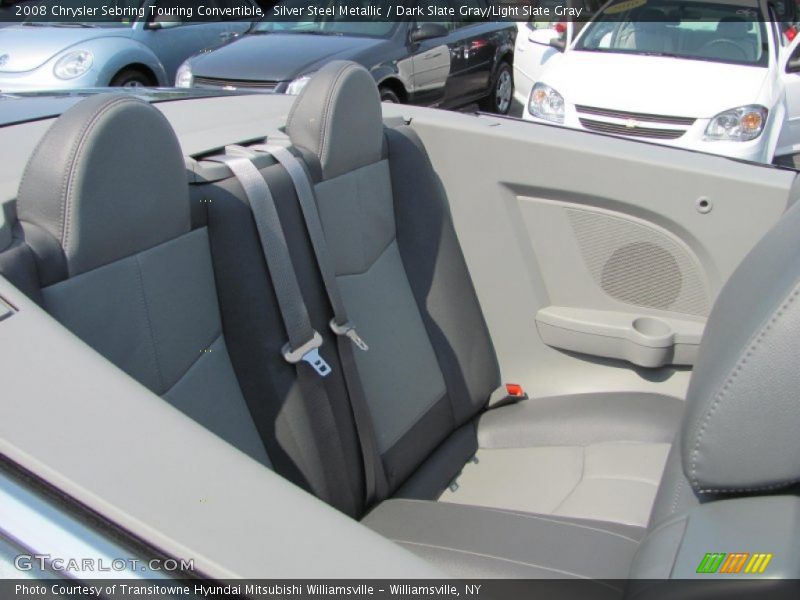 Silver Steel Metallic / Dark Slate Gray/Light Slate Gray 2008 Chrysler Sebring Touring Convertible