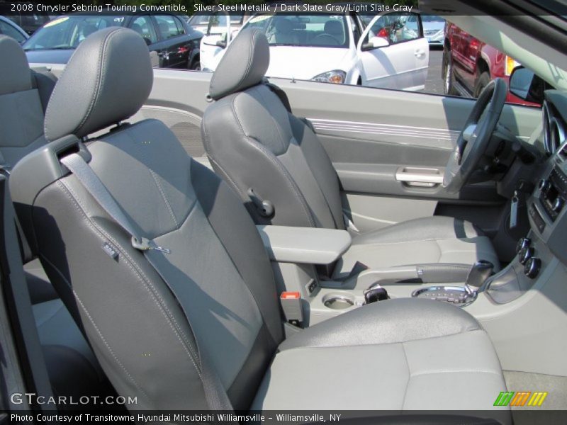 Silver Steel Metallic / Dark Slate Gray/Light Slate Gray 2008 Chrysler Sebring Touring Convertible