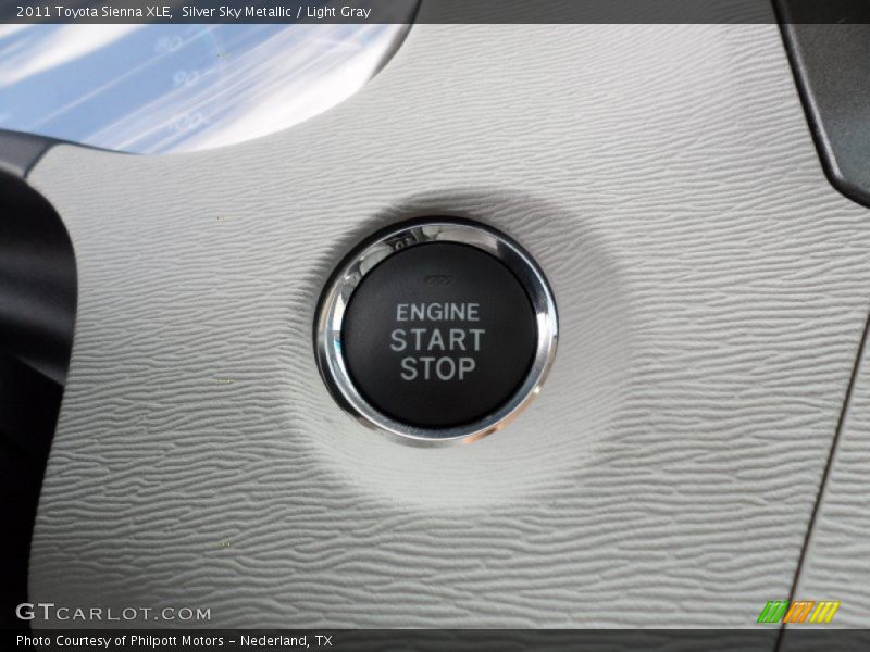 Silver Sky Metallic / Light Gray 2011 Toyota Sienna XLE