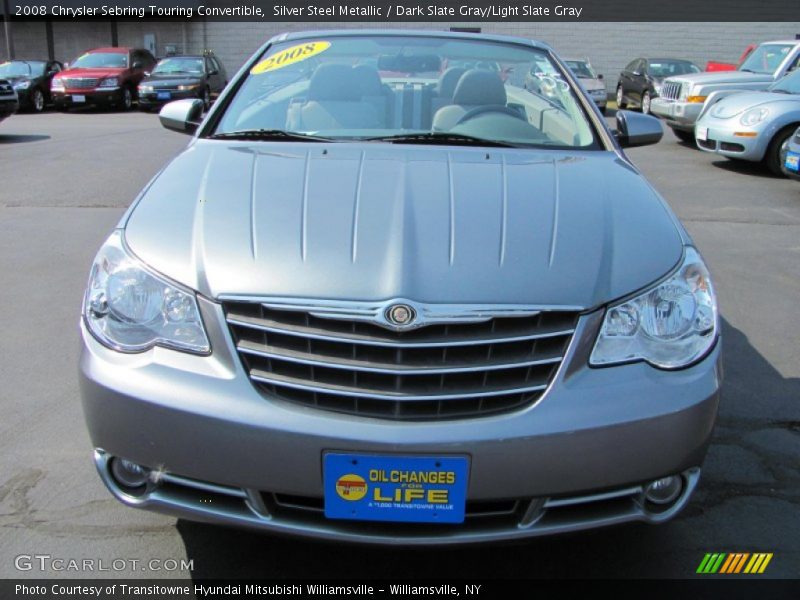 Silver Steel Metallic / Dark Slate Gray/Light Slate Gray 2008 Chrysler Sebring Touring Convertible
