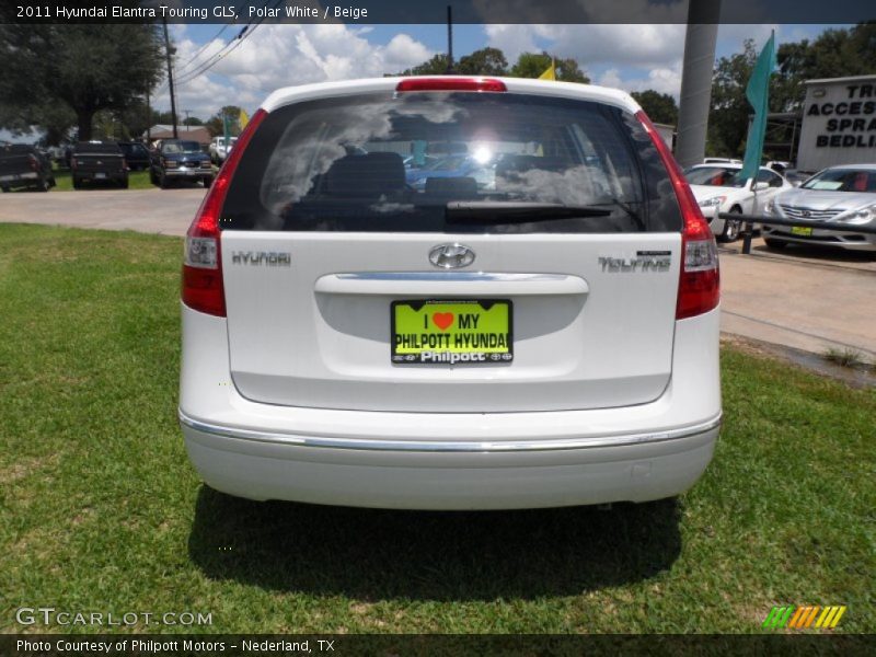 Polar White / Beige 2011 Hyundai Elantra Touring GLS