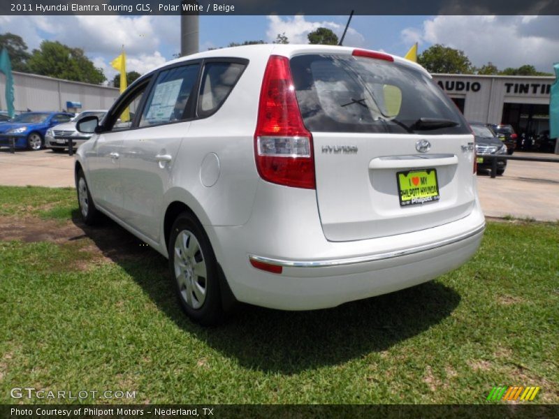 Polar White / Beige 2011 Hyundai Elantra Touring GLS