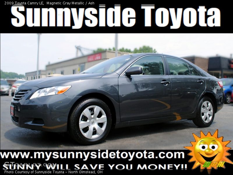 Magnetic Gray Metallic / Ash 2009 Toyota Camry LE