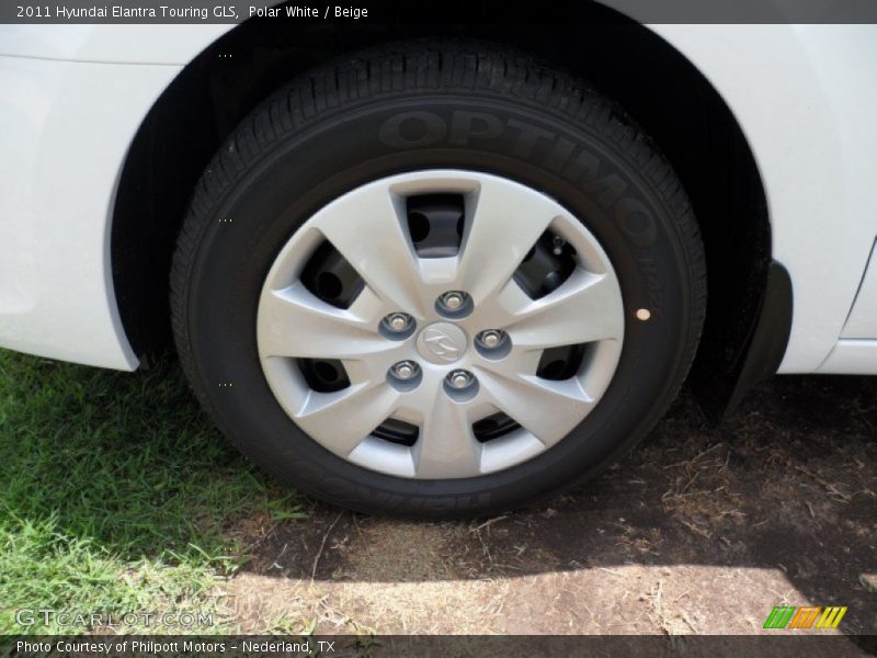 Polar White / Beige 2011 Hyundai Elantra Touring GLS