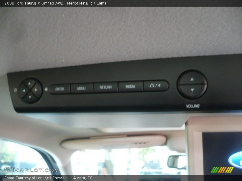 Merlot Metallic / Camel 2008 Ford Taurus X Limited AWD