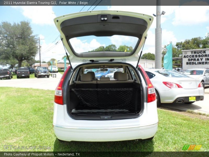 Polar White / Beige 2011 Hyundai Elantra Touring GLS