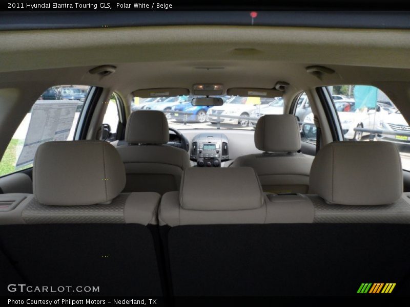 Polar White / Beige 2011 Hyundai Elantra Touring GLS