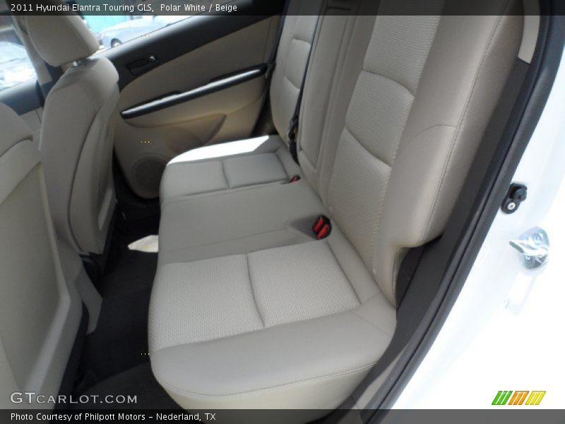 Polar White / Beige 2011 Hyundai Elantra Touring GLS