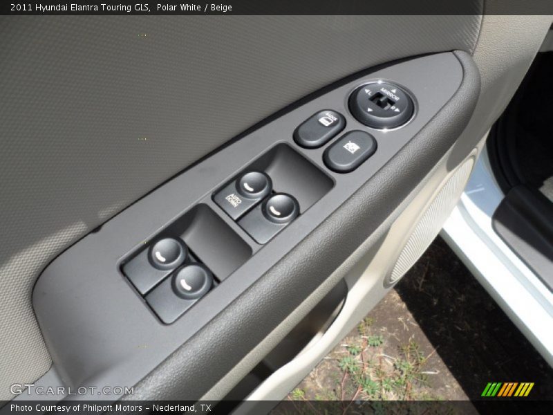 Polar White / Beige 2011 Hyundai Elantra Touring GLS