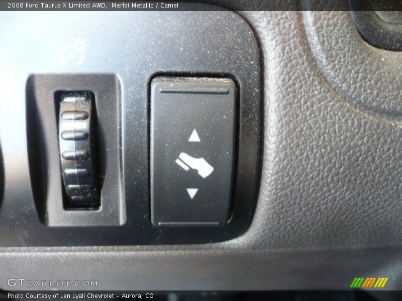Merlot Metallic / Camel 2008 Ford Taurus X Limited AWD