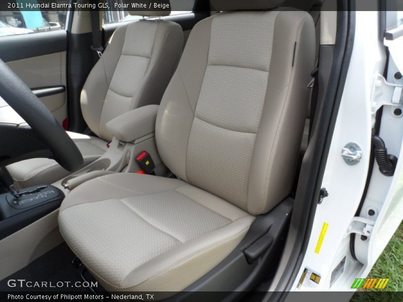 Polar White / Beige 2011 Hyundai Elantra Touring GLS