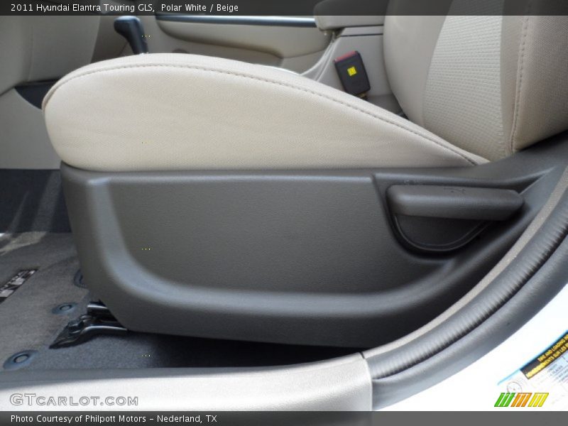 Polar White / Beige 2011 Hyundai Elantra Touring GLS