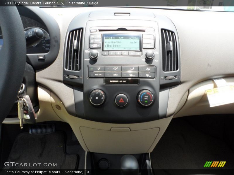 Polar White / Beige 2011 Hyundai Elantra Touring GLS