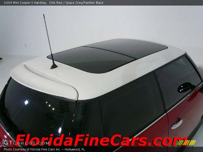 Chili Red / Space Grey/Panther Black 2004 Mini Cooper S Hardtop