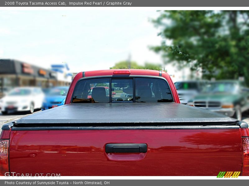 Impulse Red Pearl / Graphite Gray 2008 Toyota Tacoma Access Cab