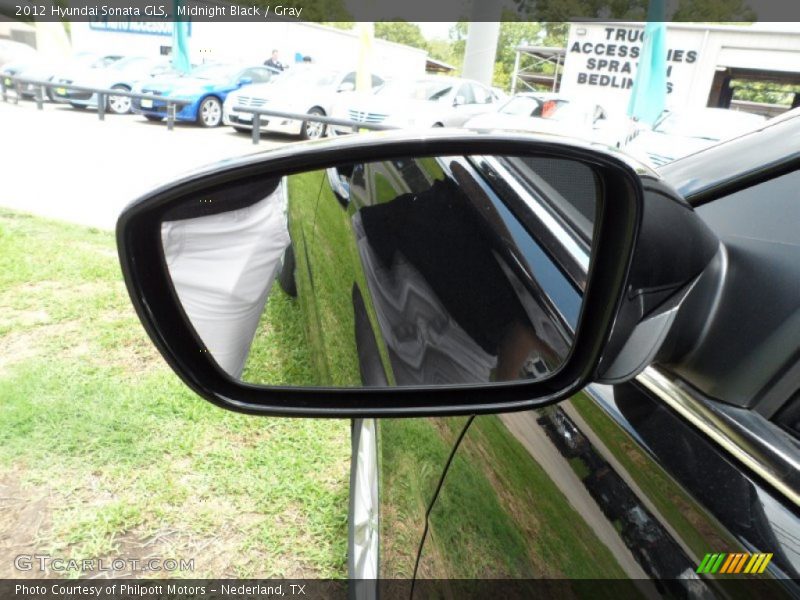 Midnight Black / Gray 2012 Hyundai Sonata GLS