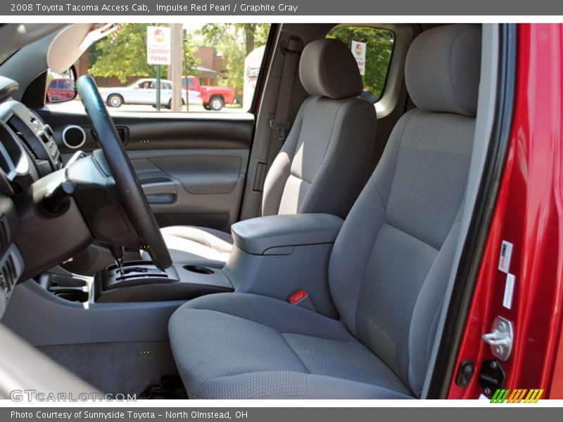  2008 Tacoma Access Cab Graphite Gray Interior