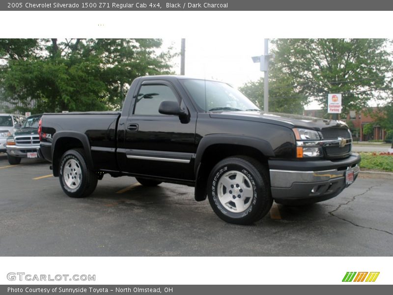 Black / Dark Charcoal 2005 Chevrolet Silverado 1500 Z71 Regular Cab 4x4