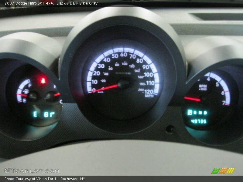 Black / Dark Slate Gray 2007 Dodge Nitro SXT 4x4