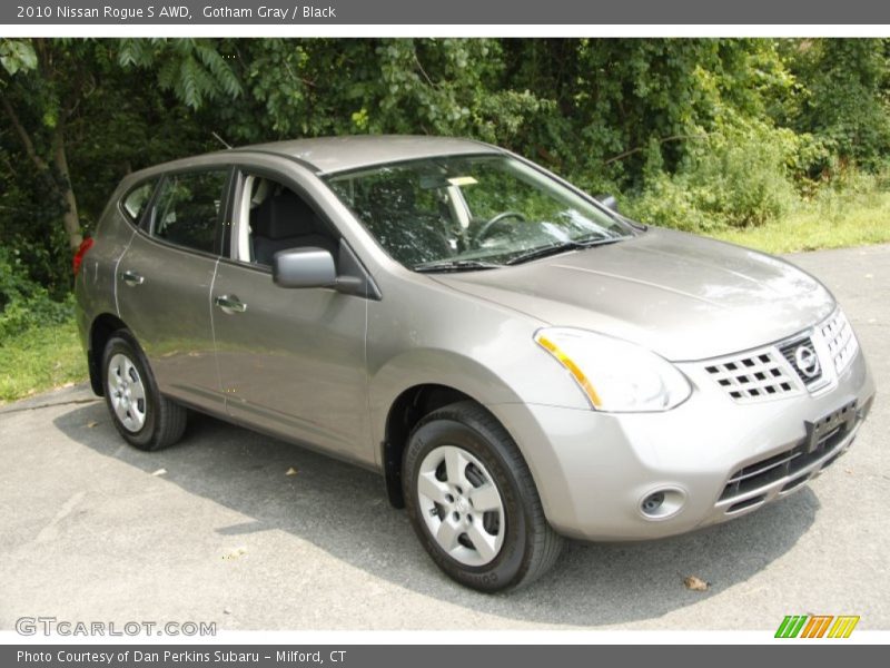 Gotham Gray / Black 2010 Nissan Rogue S AWD