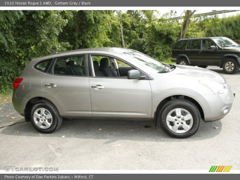Gotham Gray / Black 2010 Nissan Rogue S AWD