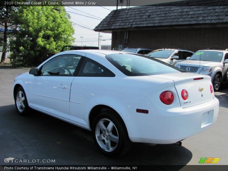 Summit White / Gray 2010 Chevrolet Cobalt LT Coupe