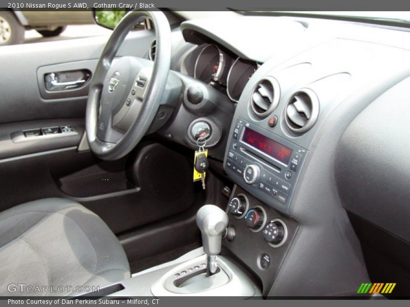 Gotham Gray / Black 2010 Nissan Rogue S AWD