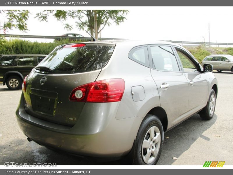 Gotham Gray / Black 2010 Nissan Rogue S AWD