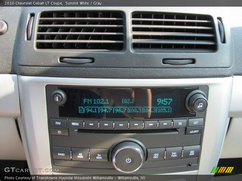 Summit White / Gray 2010 Chevrolet Cobalt LT Coupe