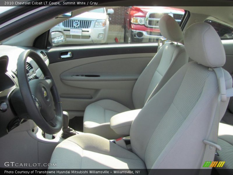 Summit White / Gray 2010 Chevrolet Cobalt LT Coupe