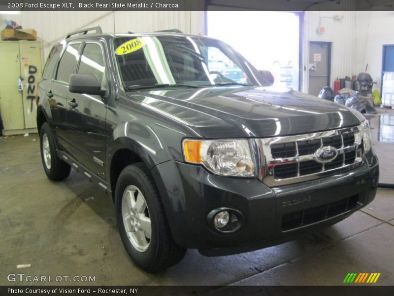 Black Pearl Slate Metallic / Charcoal 2008 Ford Escape XLT